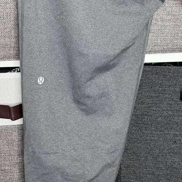 Lululemon Men's On The Mat Pull On Drawstring Active Pants Heathered Slate Gray - Picture 5 of 10